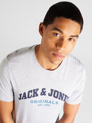 JACK & JONES Tričko 'BRAD' - Sivá