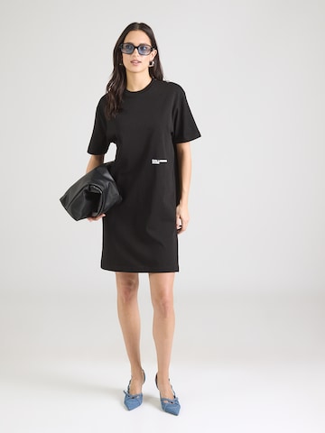 KARL LAGERFELD JEANS Dress in Black: front