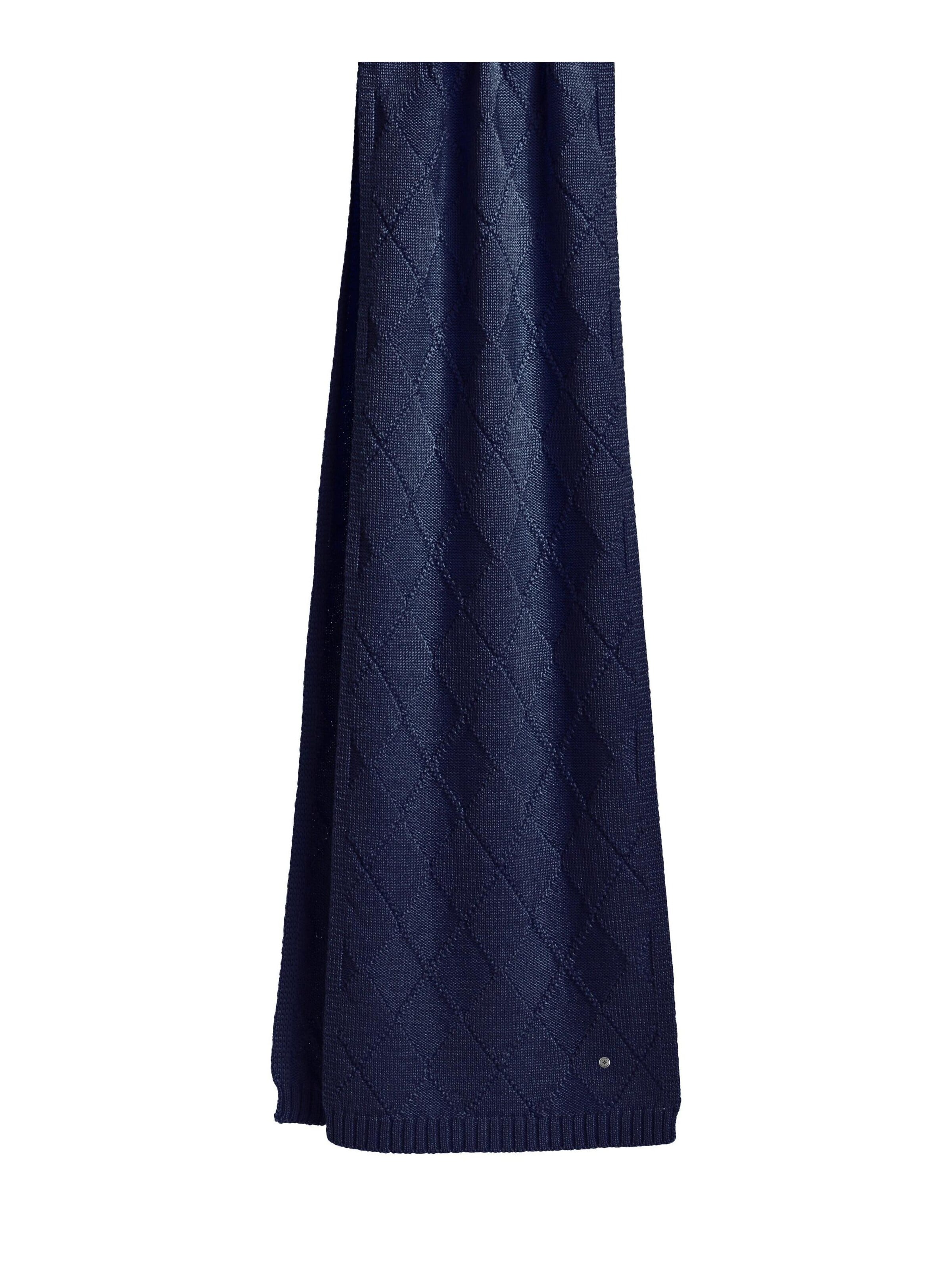 BURLINGTON Schal 'Argyle Accent'‌‌‌‌‌‌ in Blau: Vorderseite
