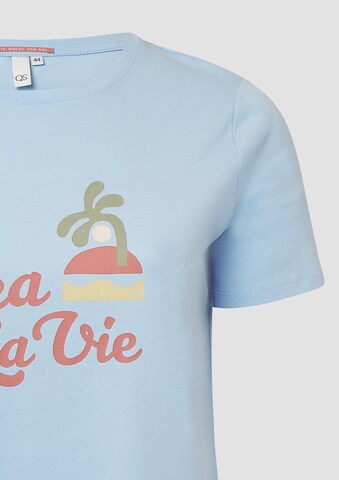T-shirt QS en bleu