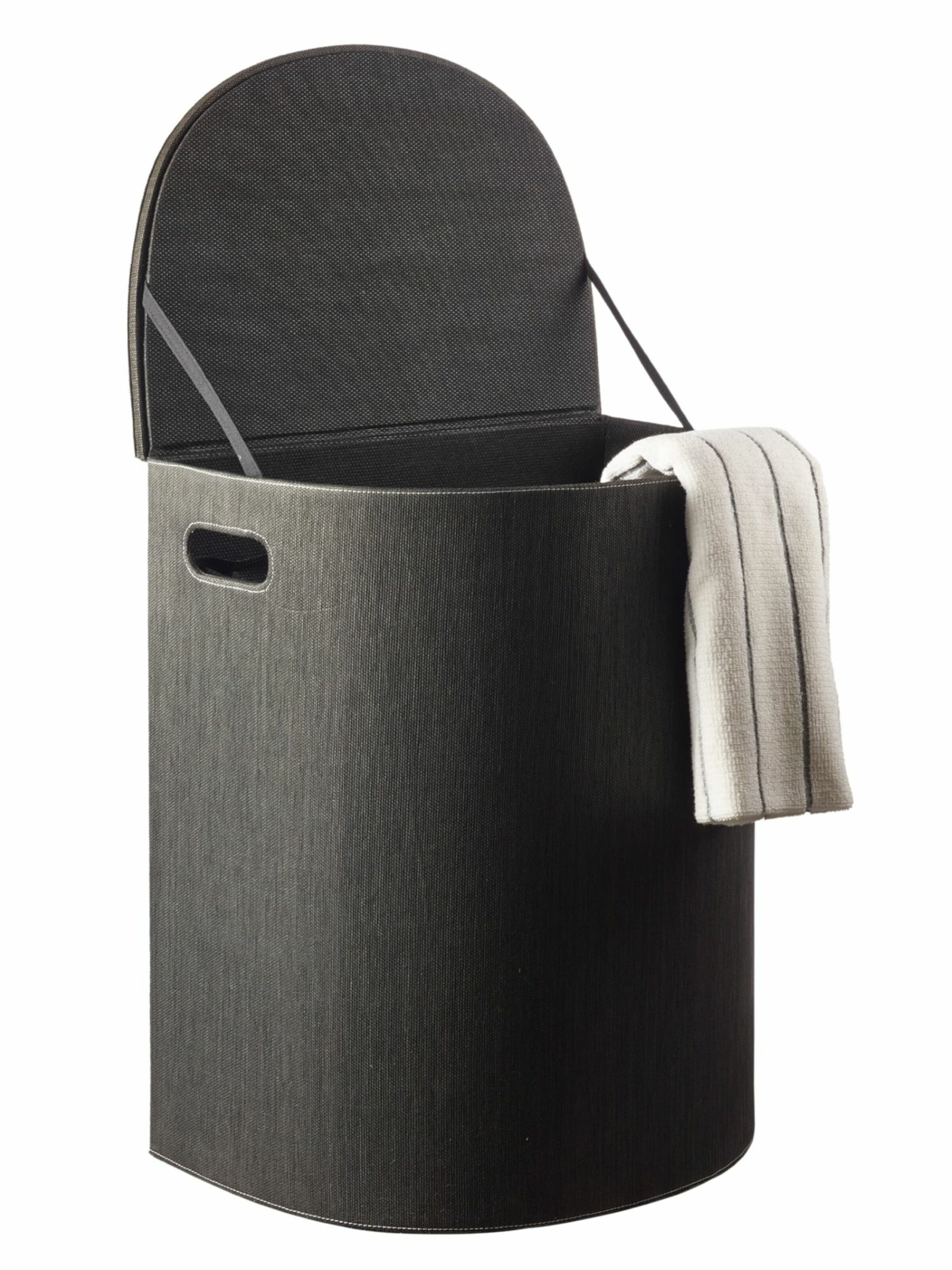 cinas Wäschekorb 'Classic' in Schwarz