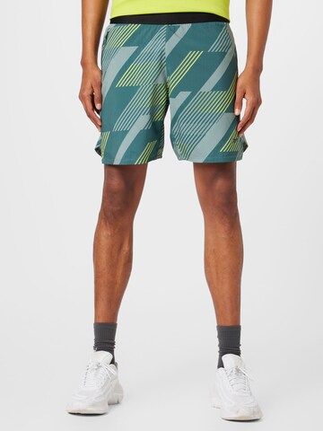 Reebok Regular Спортен панталон 'SPEED 3.0' в зелено: отпред