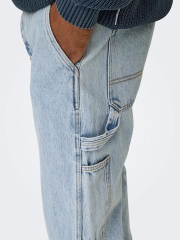 Only & Sons Regular Jeans‌‌‌‌‌ in Blau