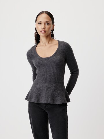 Pull-over 'Sally' LeGer by Lena Gercke en gris : devant