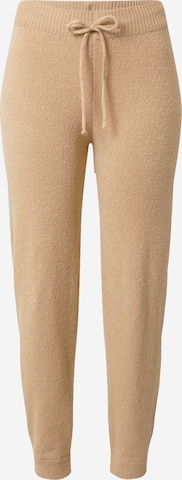 Dorothy Perkins Tapered Pants in Brown: front