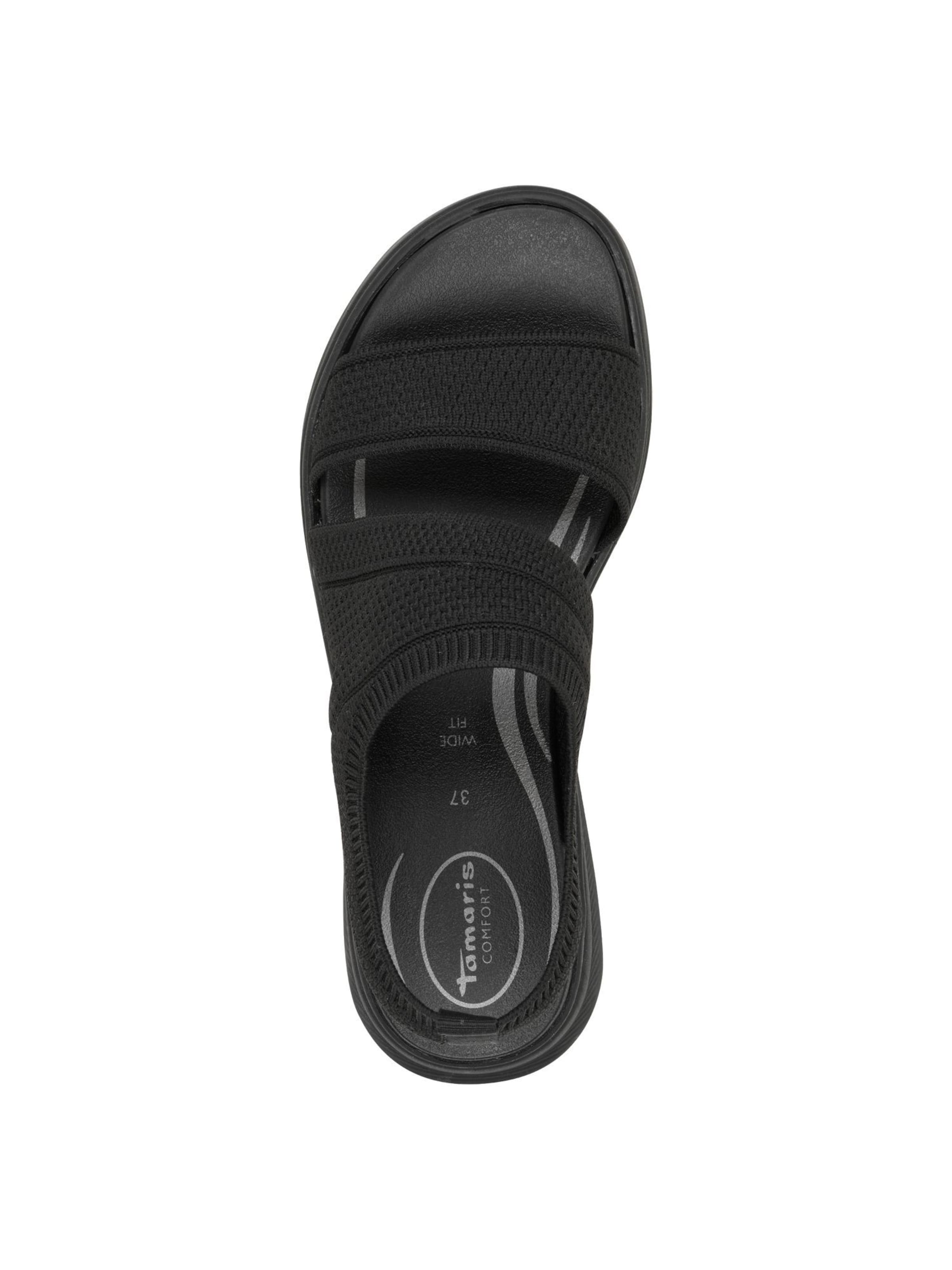 Sandales Tamaris en noir