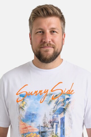 Men Plus Shirt in Weiß