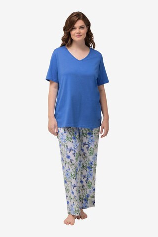 Ulla Popken Pyjama in Blauw