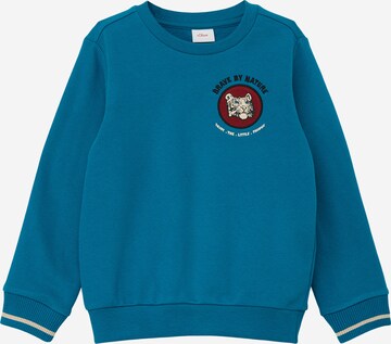 s.Oliver Sweatshirt in Blue: front