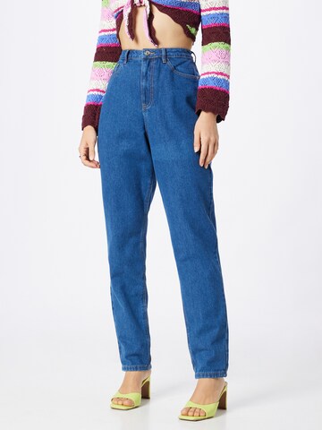 Missguided Loosefit Jeans 'CLEAN' in Blauw: voorkant