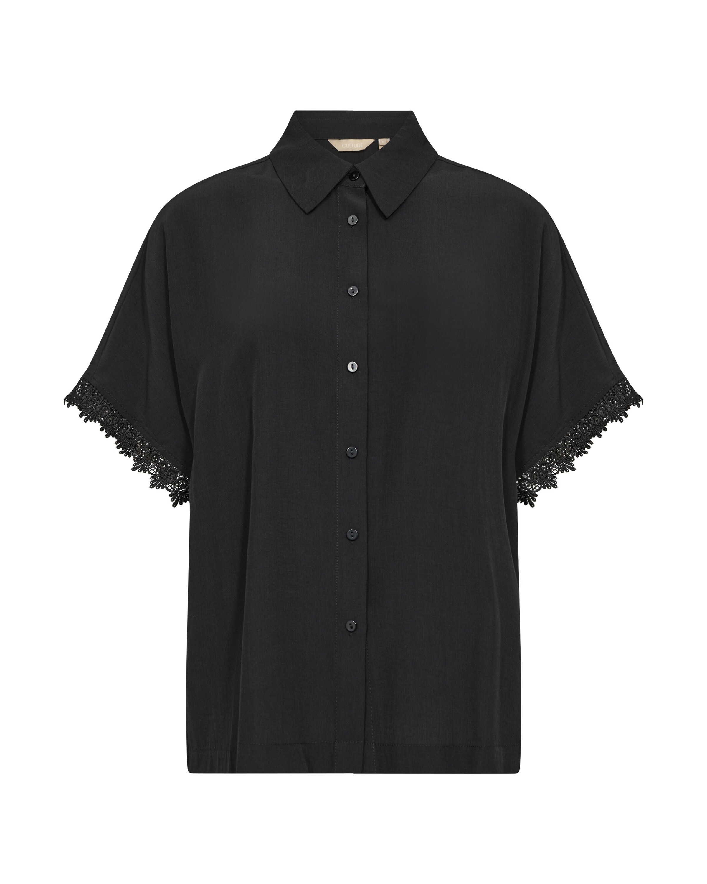 CULTURE Bluse 'Cian Asmine' i sort: forside