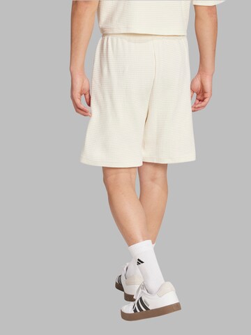 ADIDAS SPORTSWEAR Loose fit Sports trousers 'A SZN' in White