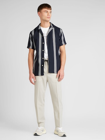 Coupe regular Chemise Lindbergh en bleu