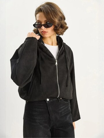 Veste mi-saison Bianco Lucci en noir