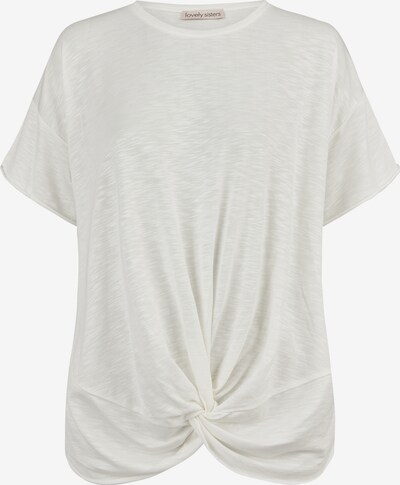 Lovely Sisters T-Shirt in wollweiß, Produktansicht