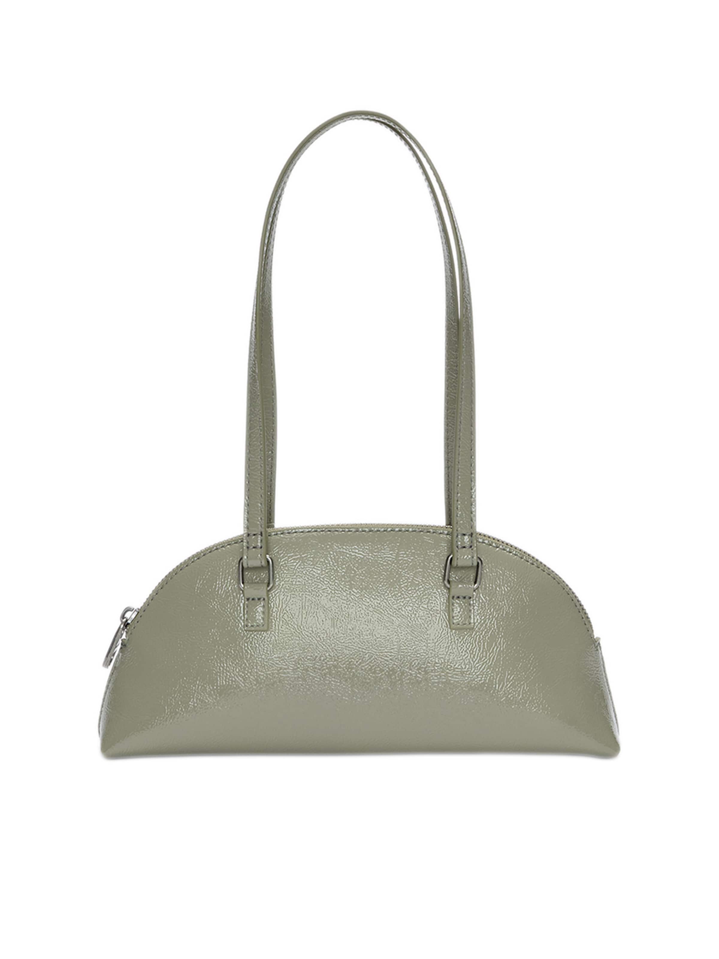 Pull&Bear Shoulder bag in Green: front