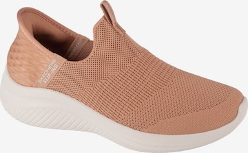 SKECHERS Slip-on 'Skechers Slip-Ins Ultra Flex 3.0 - Cozy Streak' in Brown: front