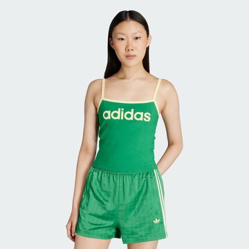 ADIDAS ORIGINALS Топ в Зеленый: спереди