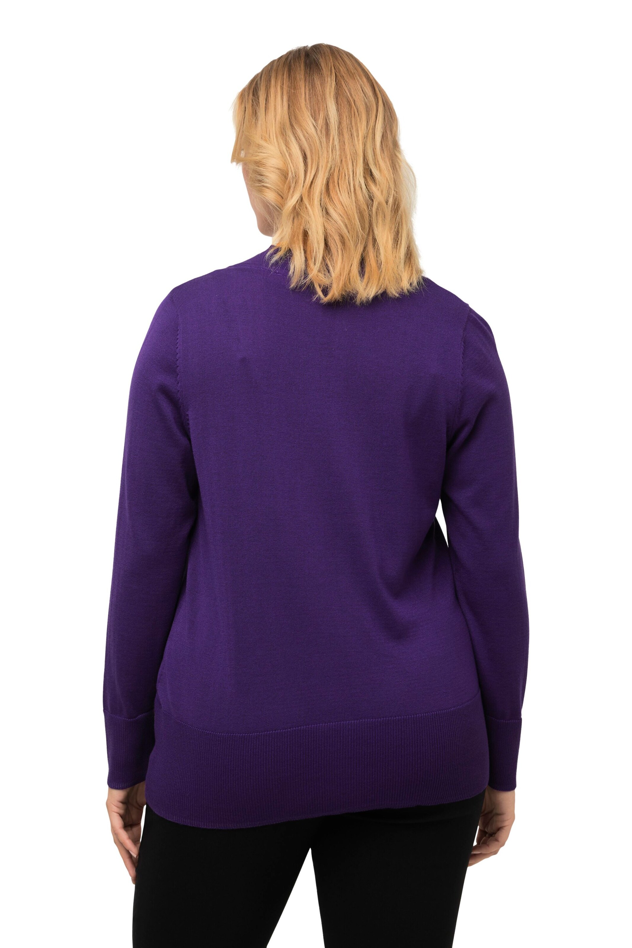 Ulla Popken Strickjacke in Lila