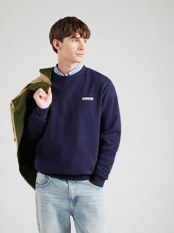 NAPAPIJRISweater majica - plava boja: prednji dio