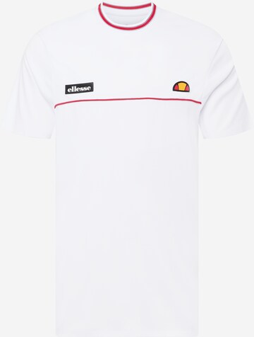 ELLESSETehnička sportska majica 'Aaron' - bijela boja: prednji dio