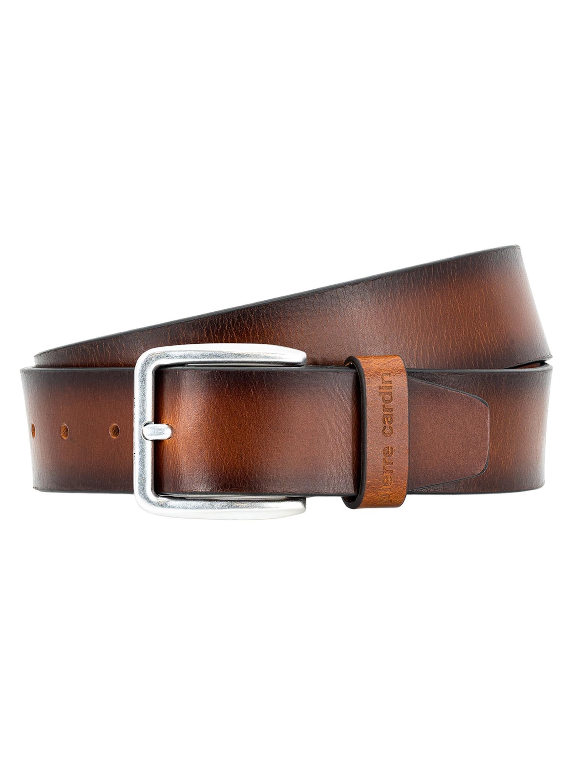 PIERRE CARDIN Gürtel 'Basic'‌‌‌‌‌‌‌‌ in Braun: Vorderseite