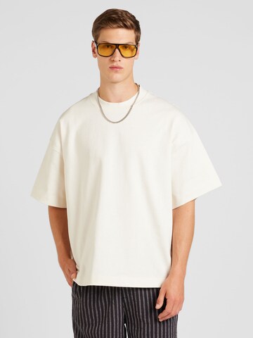 T-Shirt TOPMAN en beige : devant