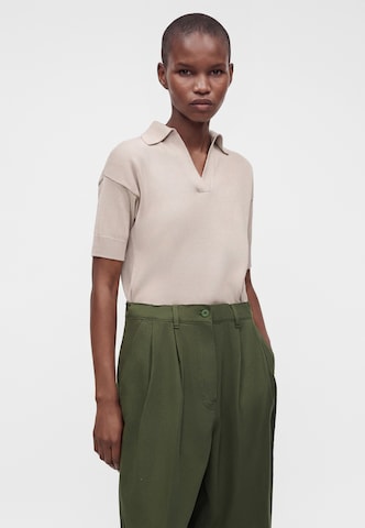 Barrel Pantaloni con pieghe 'BACCA' di Weekend Max Mara in verde