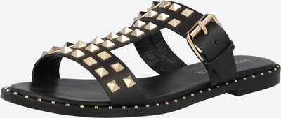 Sofie Schnoor Mule 'Petrine' en or / noir, Vue avec produit