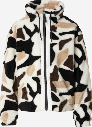 Bogner Fire + Ice Tehnička flis jakna 'NINETTA3' u bež / smeđa / crna / bijela, Pregled proizvoda