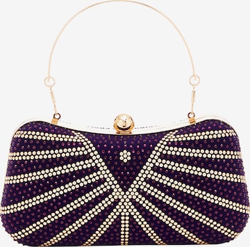 FELIPA Clutch in Purple: front