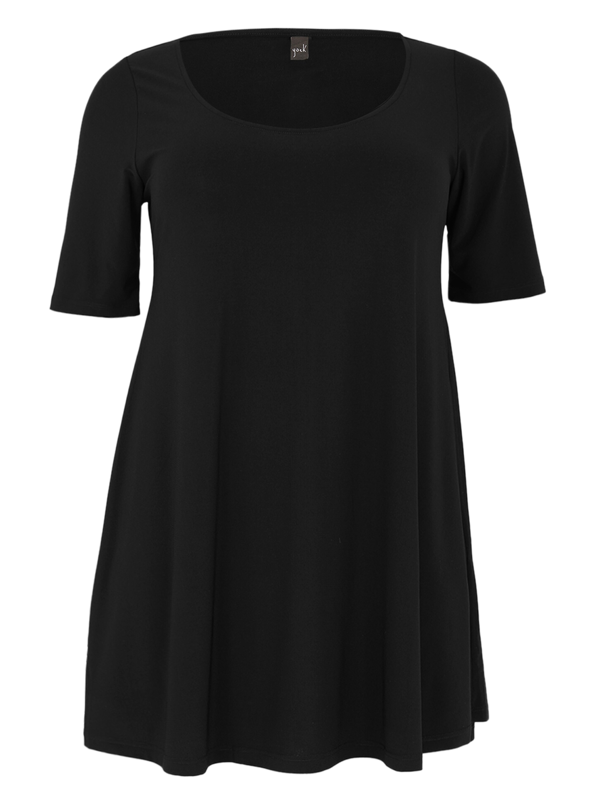 YOEK Tunic in Black: front