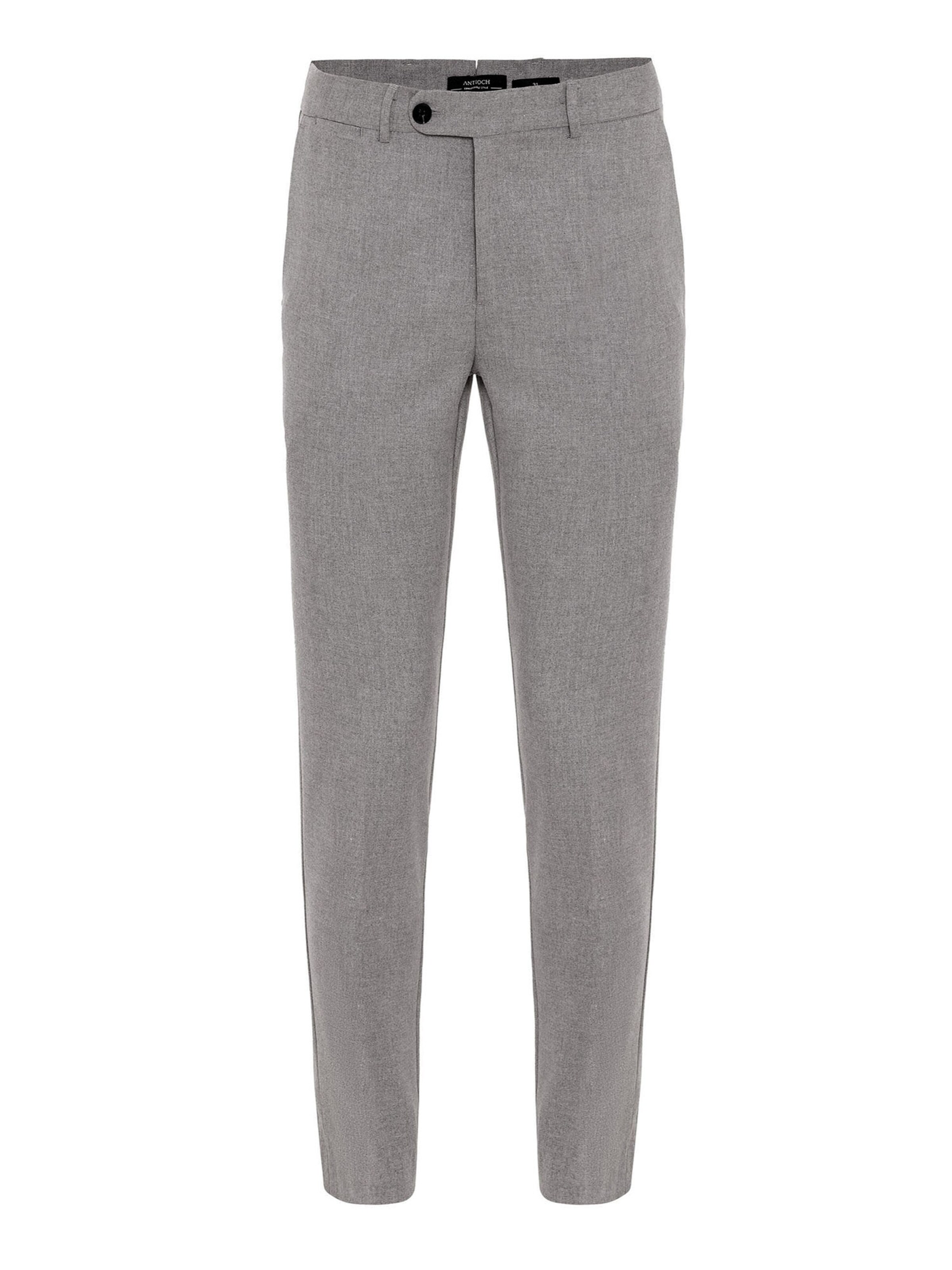 Antioch Slimfit Hose in Grau: Vorderseite