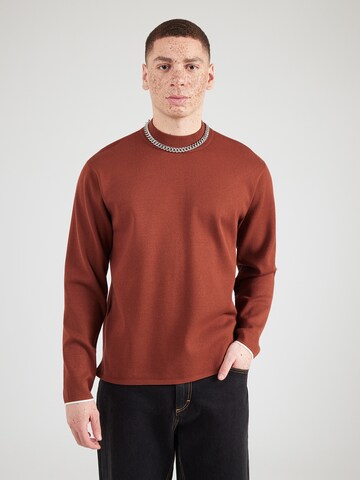 Calvin Klein Pulover | rdeča barva: sprednja stran