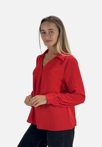 Elara Blouse in Rood