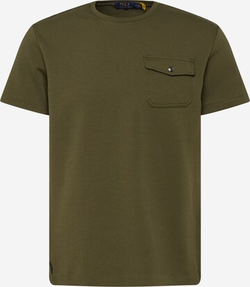 T-Shirt Polo Ralph Lauren en vert : devant