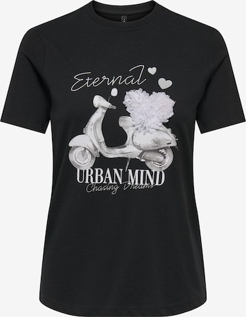 ONLY Футболка 'ONLPAULA' в Черный: спереди