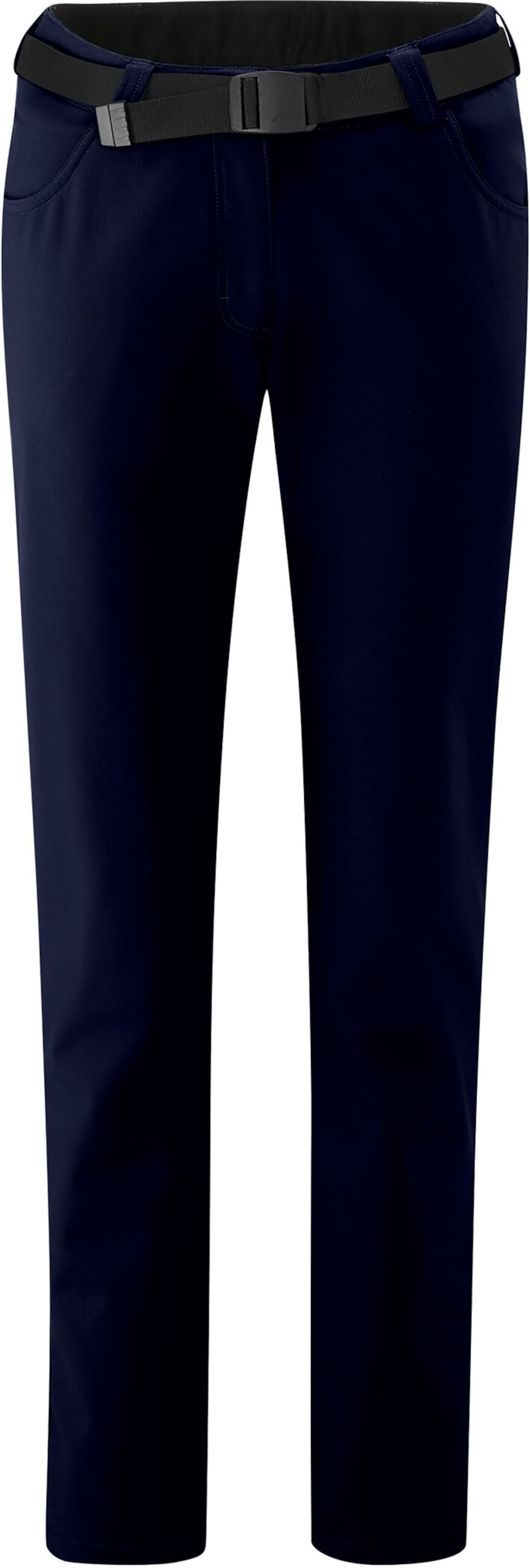 Maier Sports Regular Outdoorhose 'Perlit' in Blau: Vorderseite