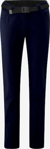 Maier Sports Outdoorhose 'Perlit' in Blau: Vorderseite