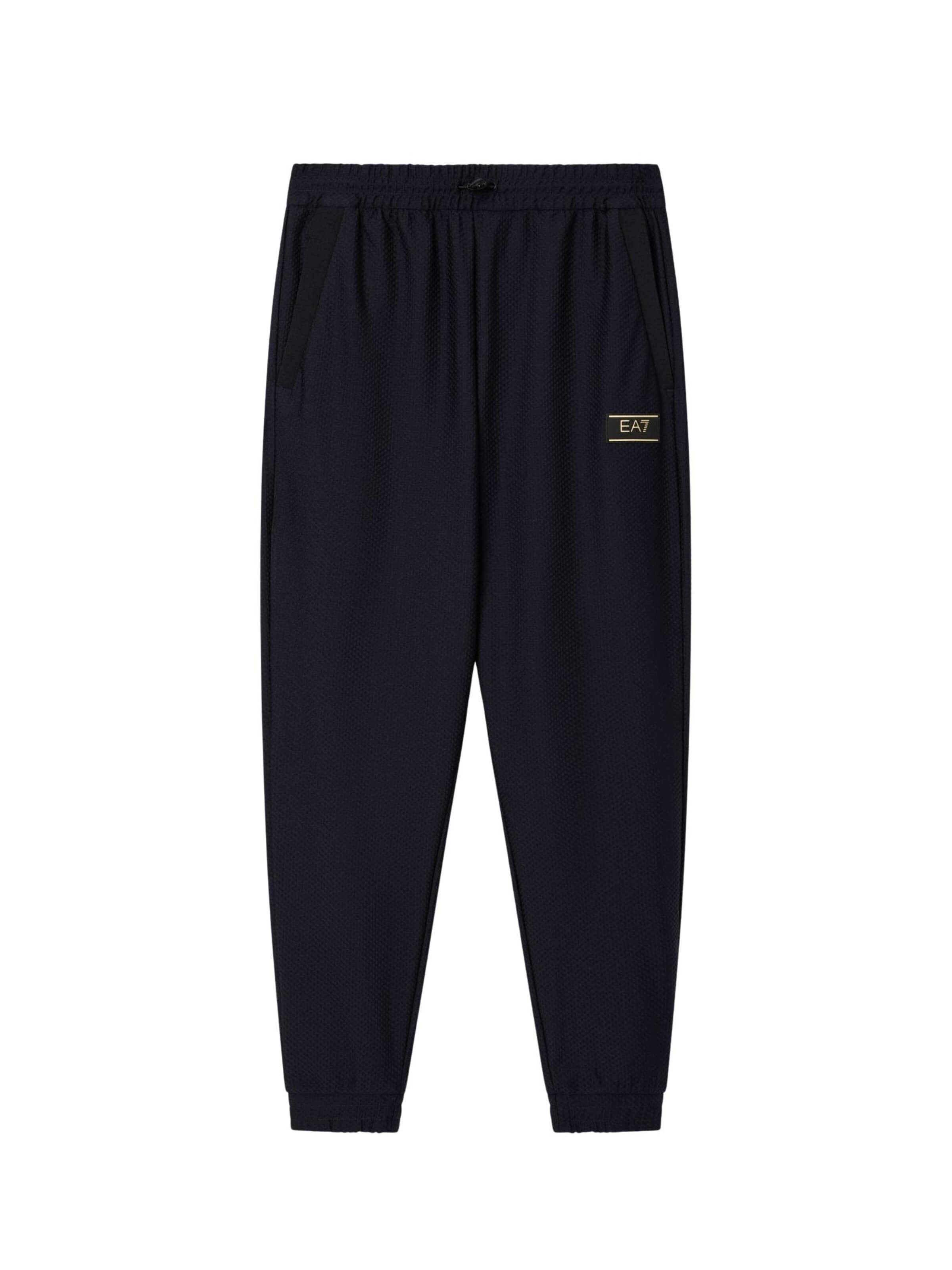 EA7 Emporio Armani Regular Outdoorbyxa i blå: framsida