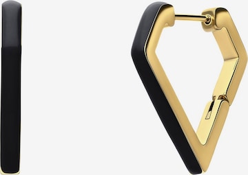 Boucles d'oreilles Lucardi en or : devant