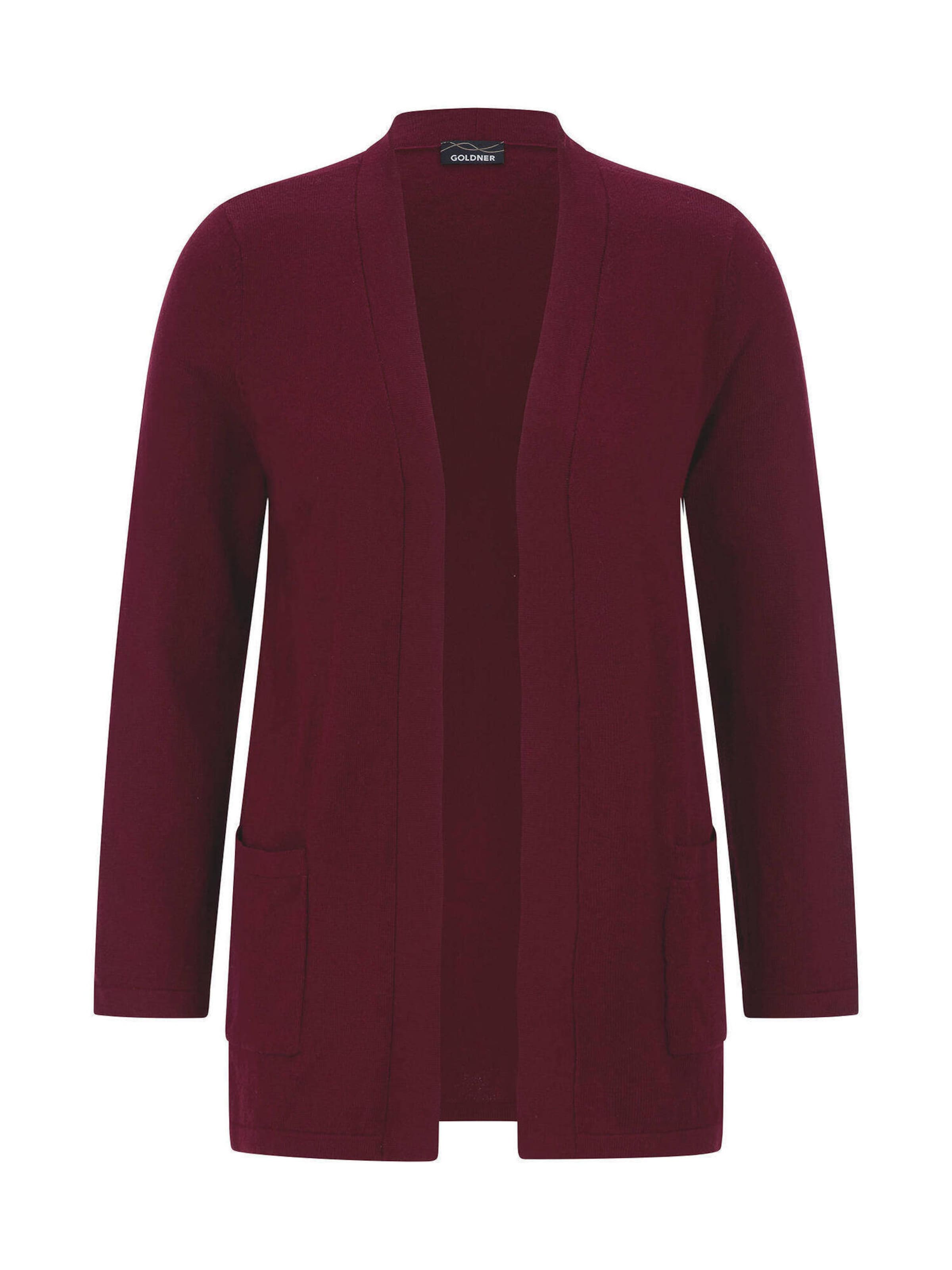 Goldner Knit Cardigan in Red: front