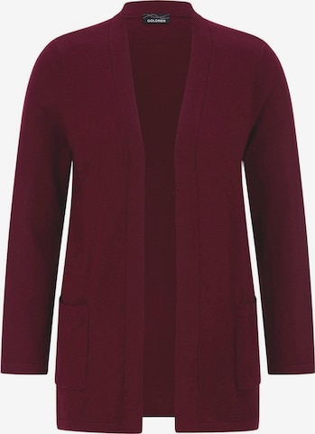 Goldner Knit Cardigan in Red: front