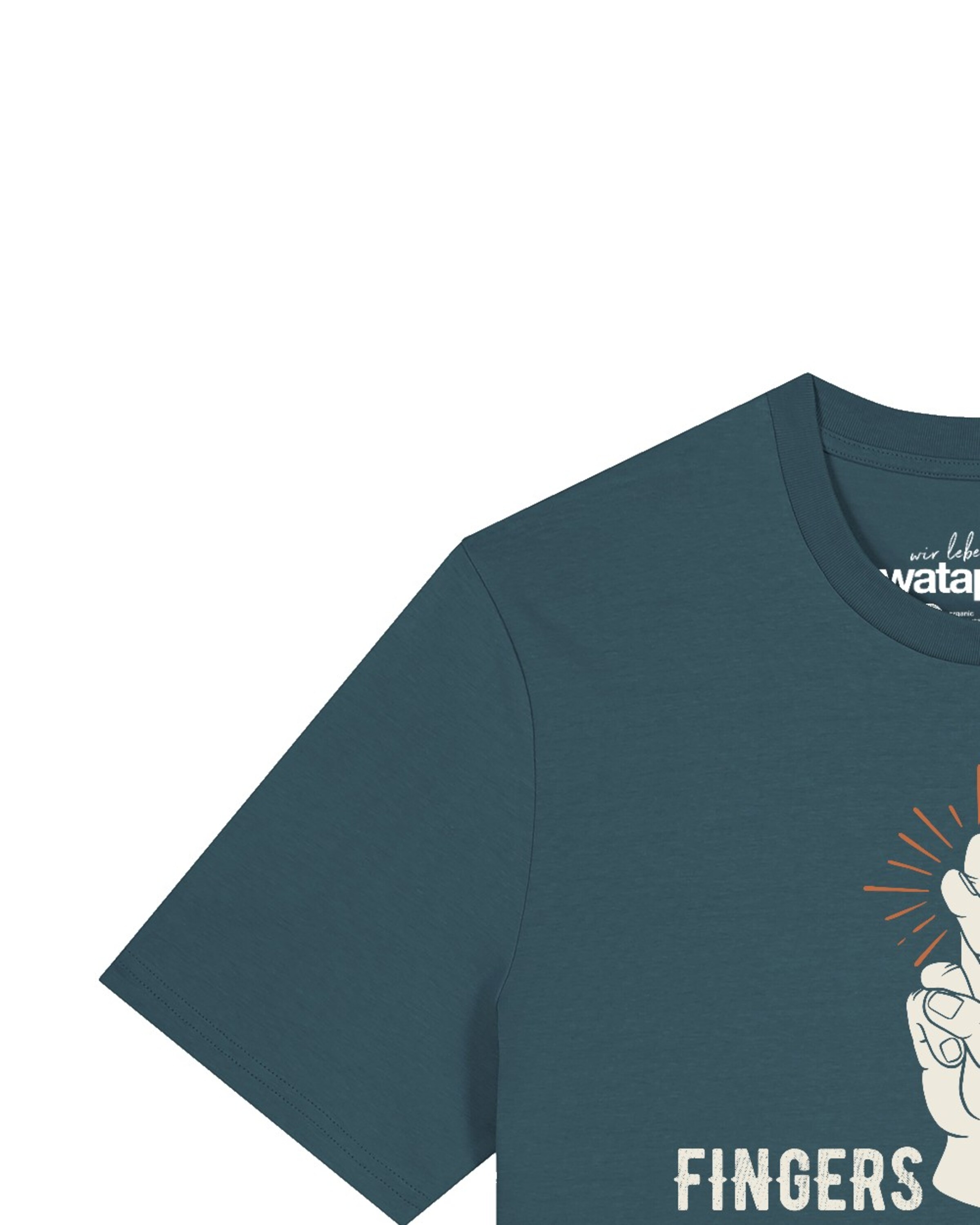 T-Shirt Watapparel en bleu