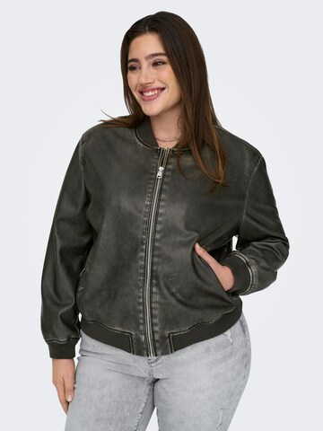 Veste mi-saison 'Halli' ONLY Carmakoma en gris : devant