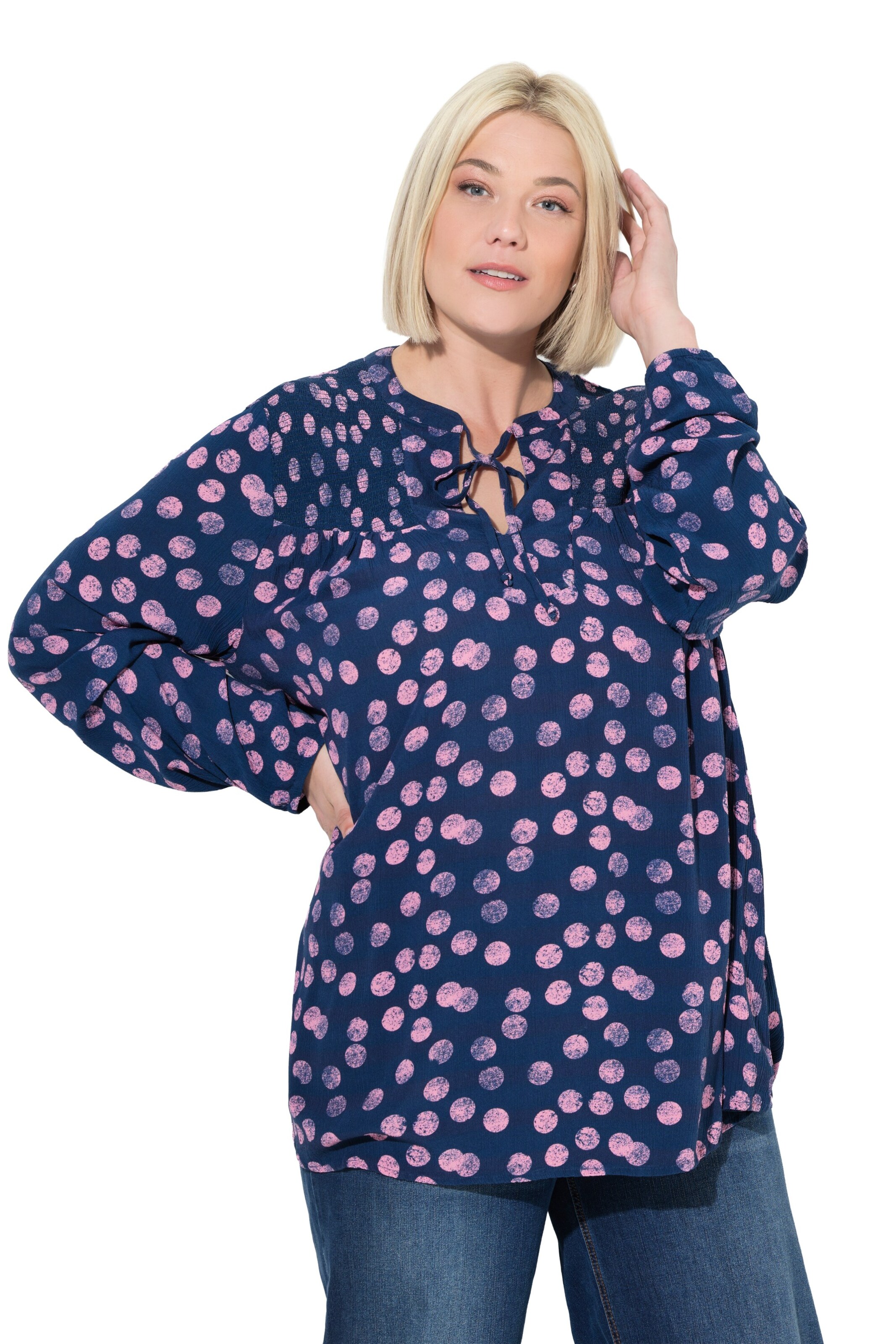 Ulla Popken Tunic in Blue: front