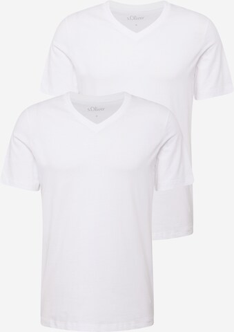 T-Shirt s.Oliver en blanc : devant