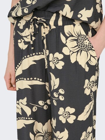 JDY Wide Leg Hose 'JDYTroya' in Grau
