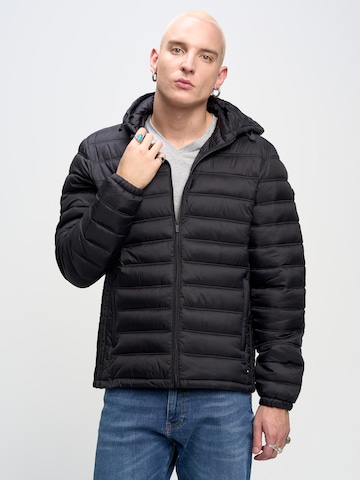 BIG STAR Winter Jacket 'Acarf' in Black