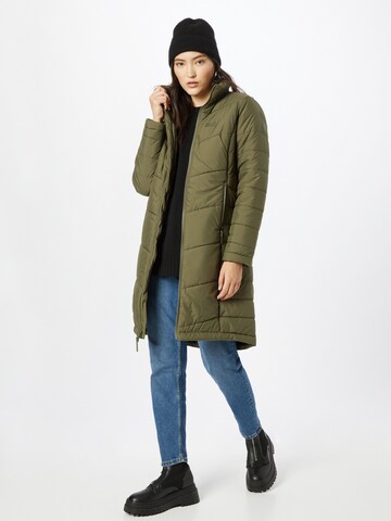 JACK WOLFSKIN - Sobretudo outdoor 'North York' em verde